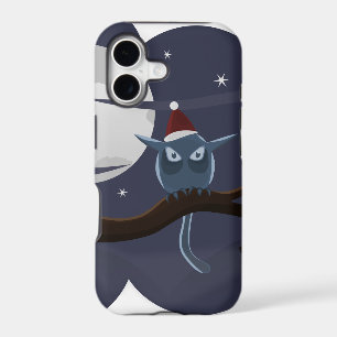 scary christmas owl