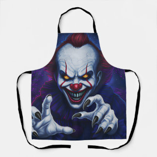 Scary Clown Apron