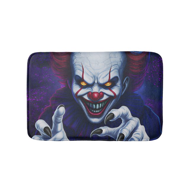 Scary Clown Bath Mat (Front)
