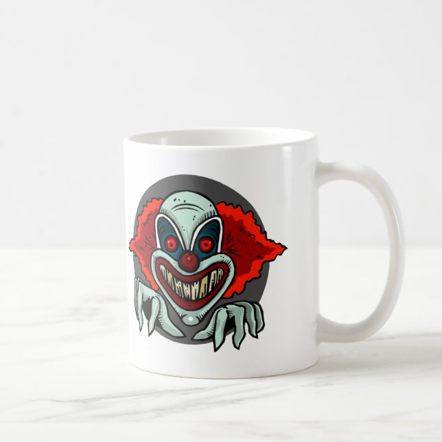 Scary Clown Coffee Mug (Right)