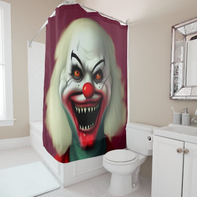 scary clown horror portrait ugly monster Halloween (In Situ)
