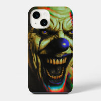 Scary clown iPhone 14 case