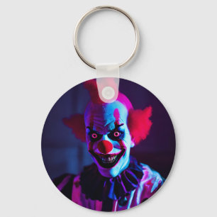 scary clown keychain