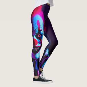 scary clown leggings