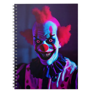 scary clown notebook