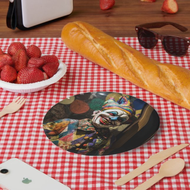 Scary Clown Paper Plates (Picnic)