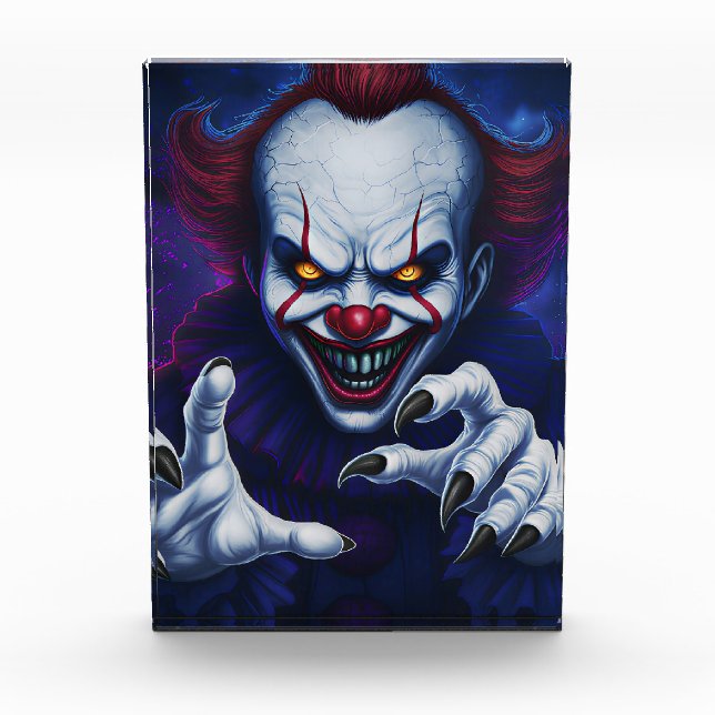 Scary Clown Photo Block (Front)