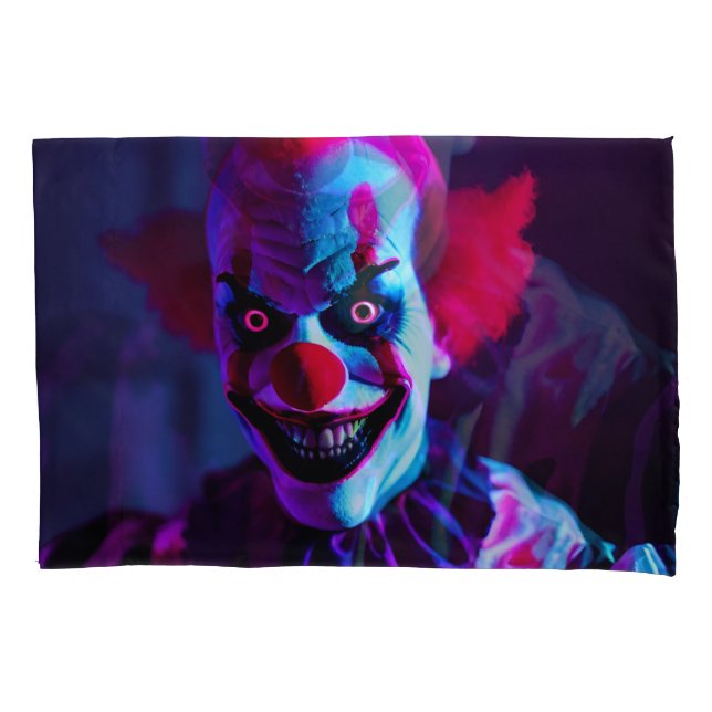 scary clown pillowcase (Front)