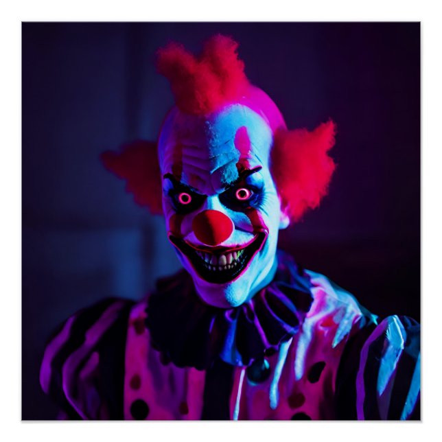 scary clown poster (Front)