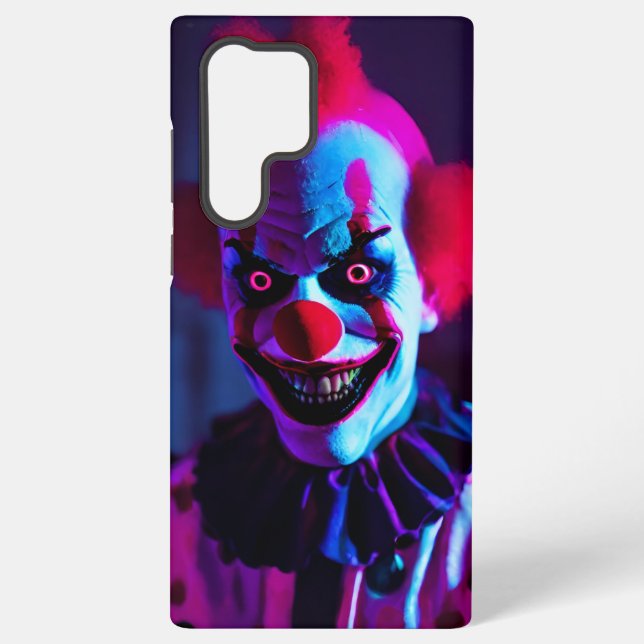 scary clown samsung galaxy s22 ultra case (Back)