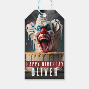Scary Clown Themed Customizable Gift Tags