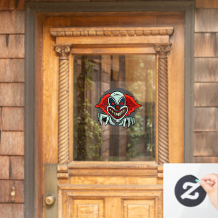 Scary Clown Window Cling