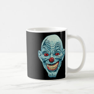 Scary Creepy Clown Face Halloween Horror Graphic Coffee Mug