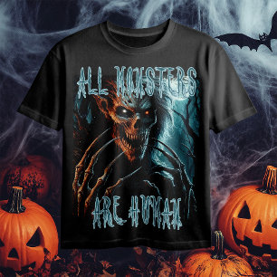Scary creepy horror undead monster, demon or ghoul T-Shirt