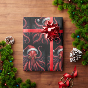 Scary Cthulhu Christmas Lovecraft  Wrapping Paper