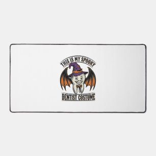 Scary Dentist Costume Halloween Dental Shirt Art_1 Desk Mat