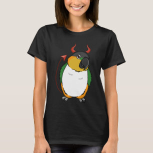 Scary Devil Costume Parrot I Black headed Caique T-Shirt