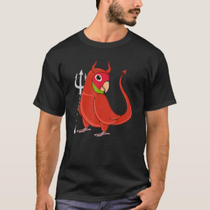 Scary Devil Costume Parrot I Cherry-headed Conure T-Shirt