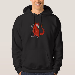 Scary Devil Costume Parrot I Green-winged Macaw Pr Hoodie