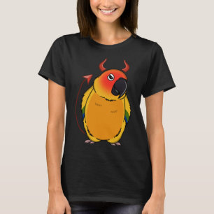 Scary Devil Costume Parrot I Sun Conure T-Shirt