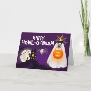 Scary Dog Howl-o-Ween Card