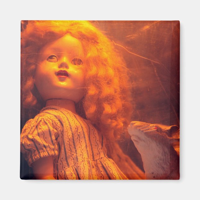 Scary Doll and Rat Magnet (Front)