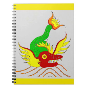 scary dragon notebook
