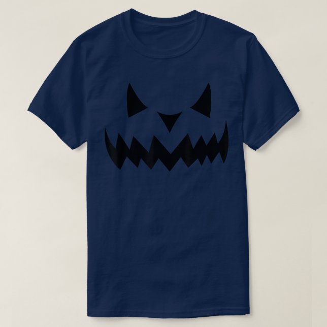 Scary Face JackOLantern  T-Shirt (Design Front)