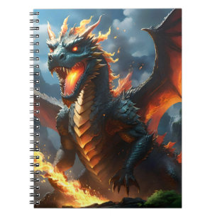 Scary Fire Breathing Dragon, Notebook