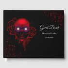 Scary floral dark moody gothic skull halloween gue