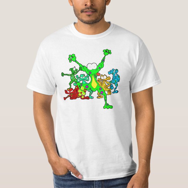 Scary Frogs! T-Shirt (Front)