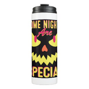 Scary fun filled halloween thermal tumbler