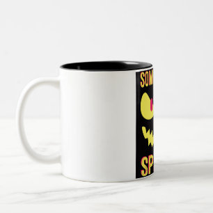 Scary fun filled halloween Two-Tone coffee mug