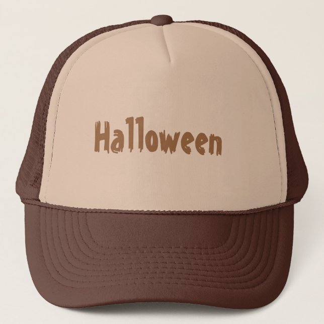 Scary & Fun Halloween Trucker-Cap Handsome Cool Trucker Hat (Front)