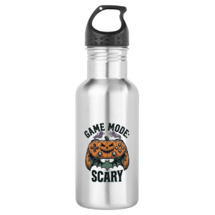 Scary Gamer Shirt Vintage Halloween Controller Art 532 Ml Water Bottle