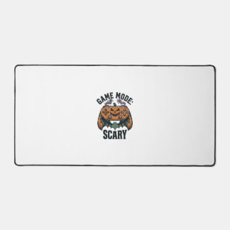 Scary Gamer Shirt Vintage Halloween Controller Art Desk Mat