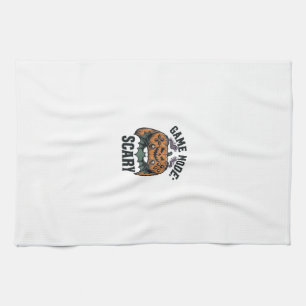 Scary Gamer Shirt Vintage Halloween Controller Art Kitchen Towel