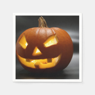 Scary Gap Tooth Halloween pumpkin Napkin