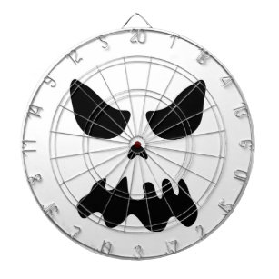 Scary ghost skull face Halloween party game decor Dartboard