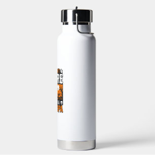 Scary Grandpa Vintage Halloween Shirt Design_1 Water Bottle