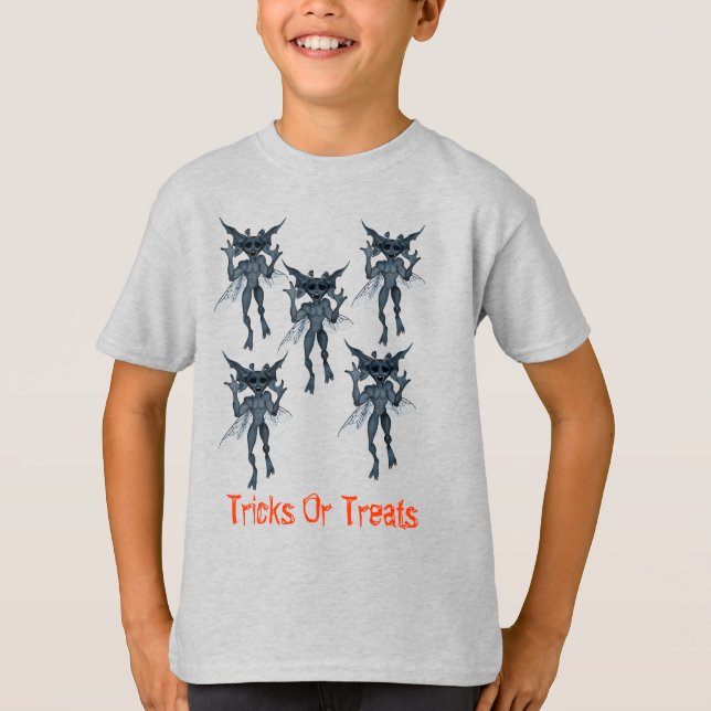 Scary Gremlin Creatures Halloween  T-Shirt (Front)