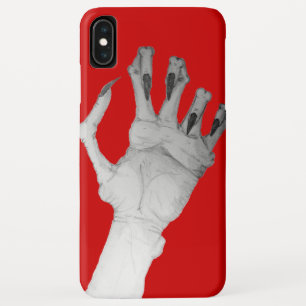 Scary gruesome monster gnarled hand iPhone XS max case