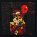 Scary Halloween Clown Horror Movie Light Switch Cover<br><div class="desc">Light Switch Cover.</div>