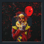 Scary Halloween Clown Horror Movie Light Switch Cover<br><div class="desc">Light Switch Cover.</div>