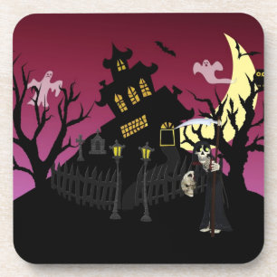 Scary Halloween Coaster
