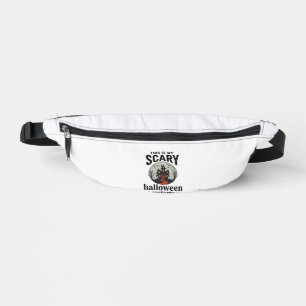 Scary Halloween Costume Haunted House Vector Desig Fanny Pack