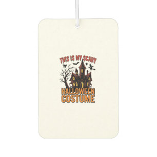 Scary Halloween Costume Haunted House Vintage Shir Air Freshener