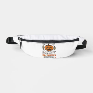 Scary Halloween Costume Pumpkin Vintage Vector Des Fanny Pack