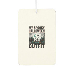 Scary Halloween Costume Vintage Graveyard Tee_1 Air Freshener