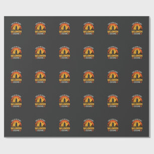 Scary Halloween Costume Vintage Sunset Design_1 Wrapping Paper